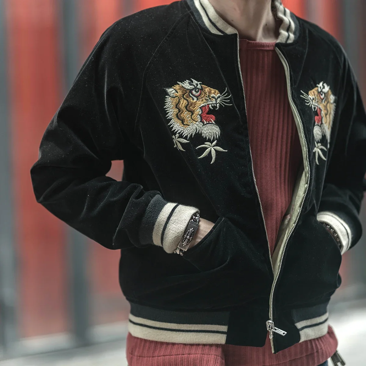 Varsity Jacket Wool - Non Stock Suka Reversible Souvenir Jacket