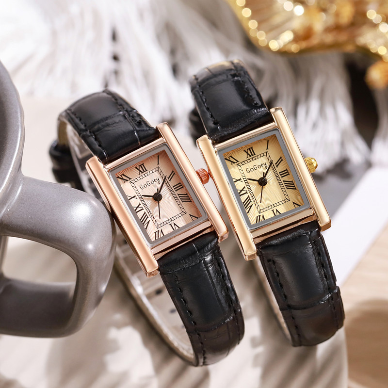 Vintage Fashion Watches - Vintage Women's Watch with Small Rectangular