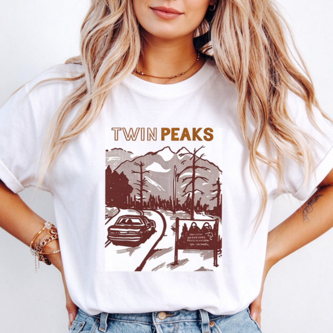 Vintage Fashion Show - Unisex Twin Peaks Mountain Road Graphic