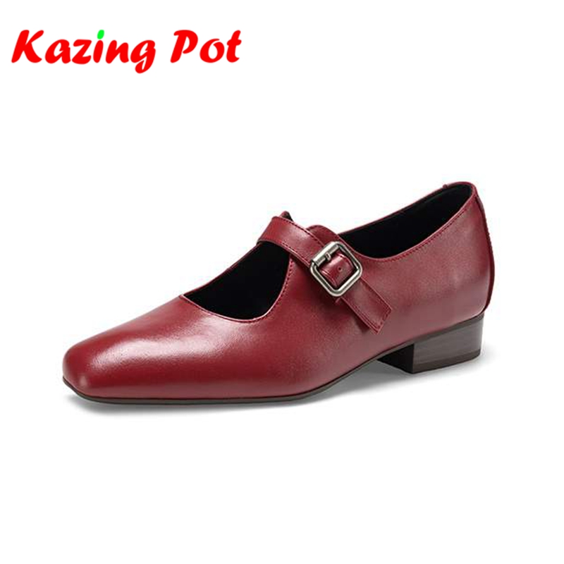 Vintage Fashion Style - Krazing Pot Full Grain Leather Round