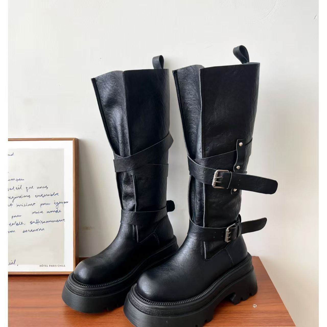 2026 New Vintage Thick Bottom  - Vintage Fashion Ladies 评论和价格