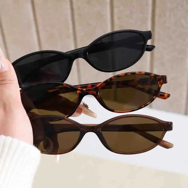 Small Oval Sunglasses Women Vi - Vintage Fashion Y2K 评论和价格