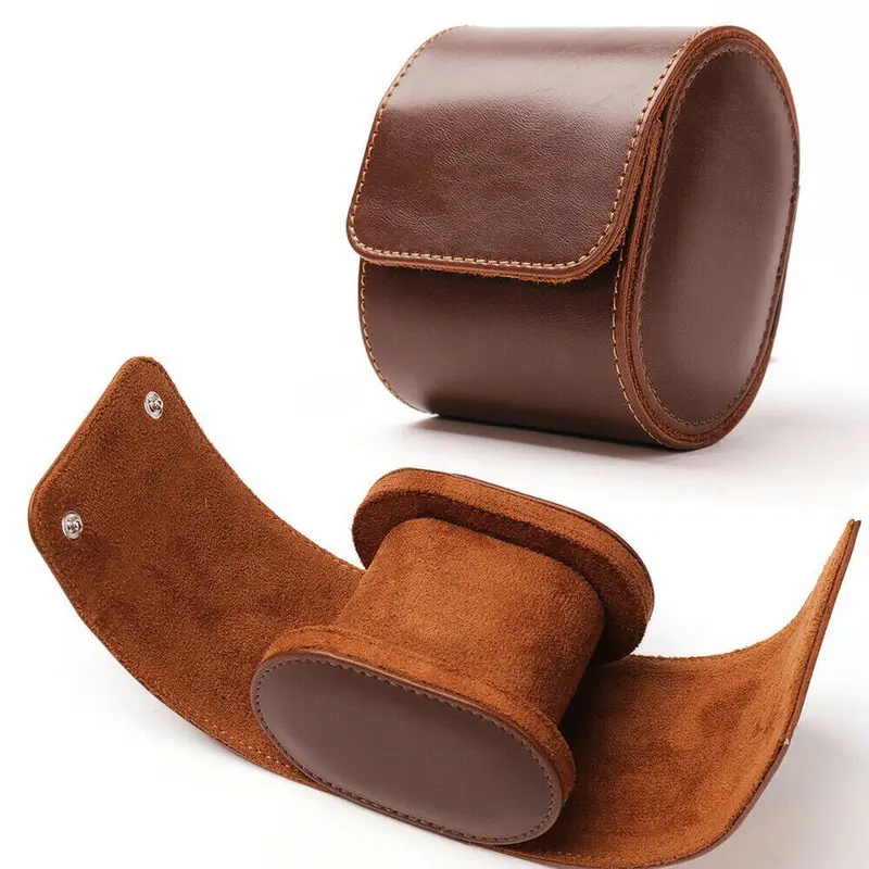 Single Watch Roll Travel Case  - Vintage Fashion Labels 评论和价格