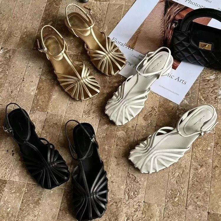 French-style Vintage Woven Toe - Vintage Fashion Style 评论和价格