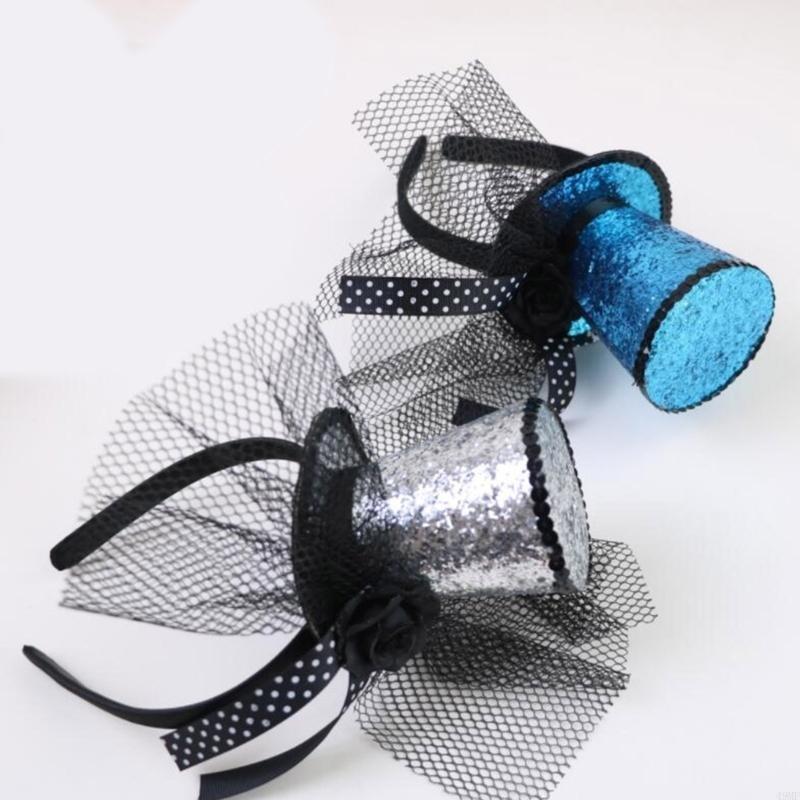 49MF Veil Top Hat Fascinators  - Vintage Fashion Hats 评论和价格