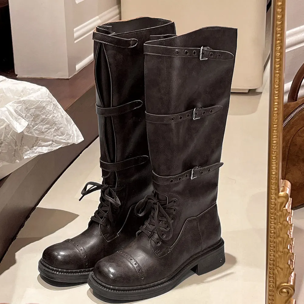 Women's Knee High Boots Vintag - Vintage Fashion Style 评论和价格