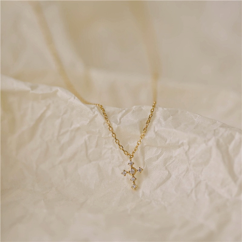 S925 Sterling Silver Cross Zir - Vintage Fashion Show 评论和价格
