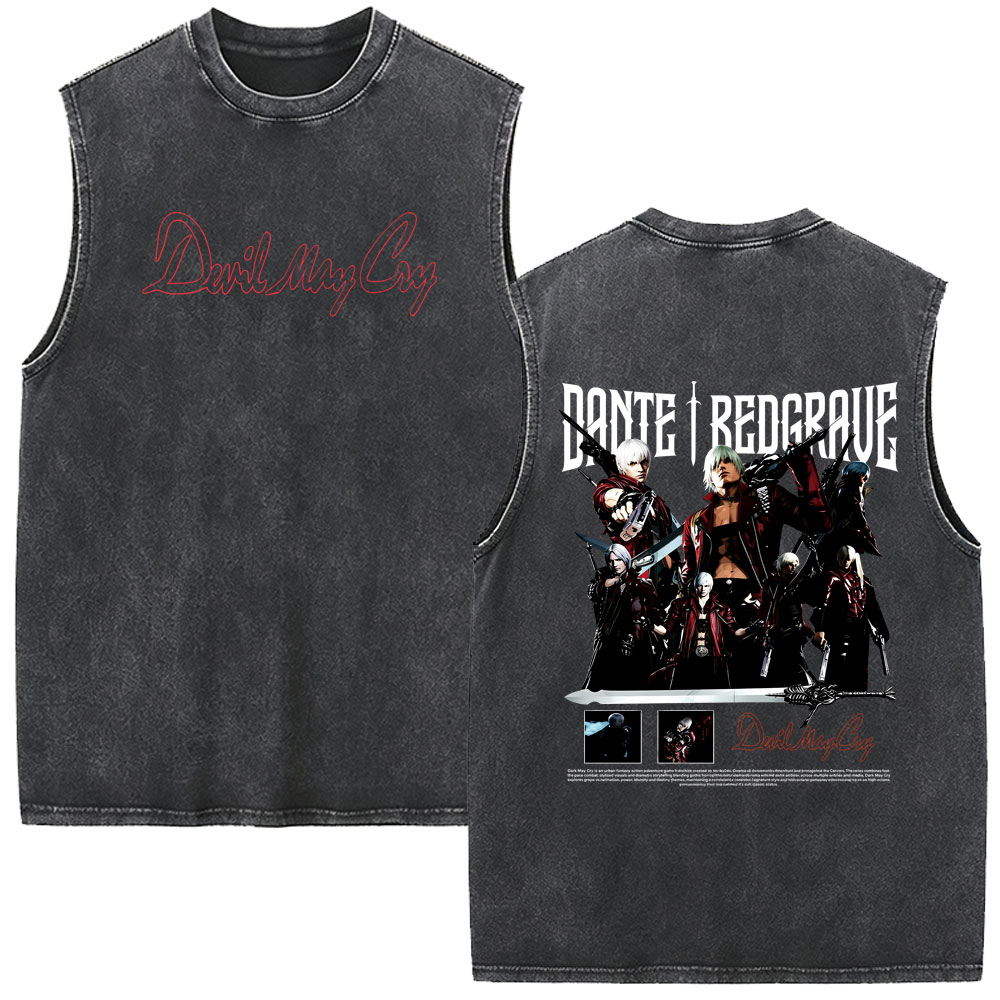 Devil May Cry Dante Washed Vin - Vintage Fashion Game 评论和价格