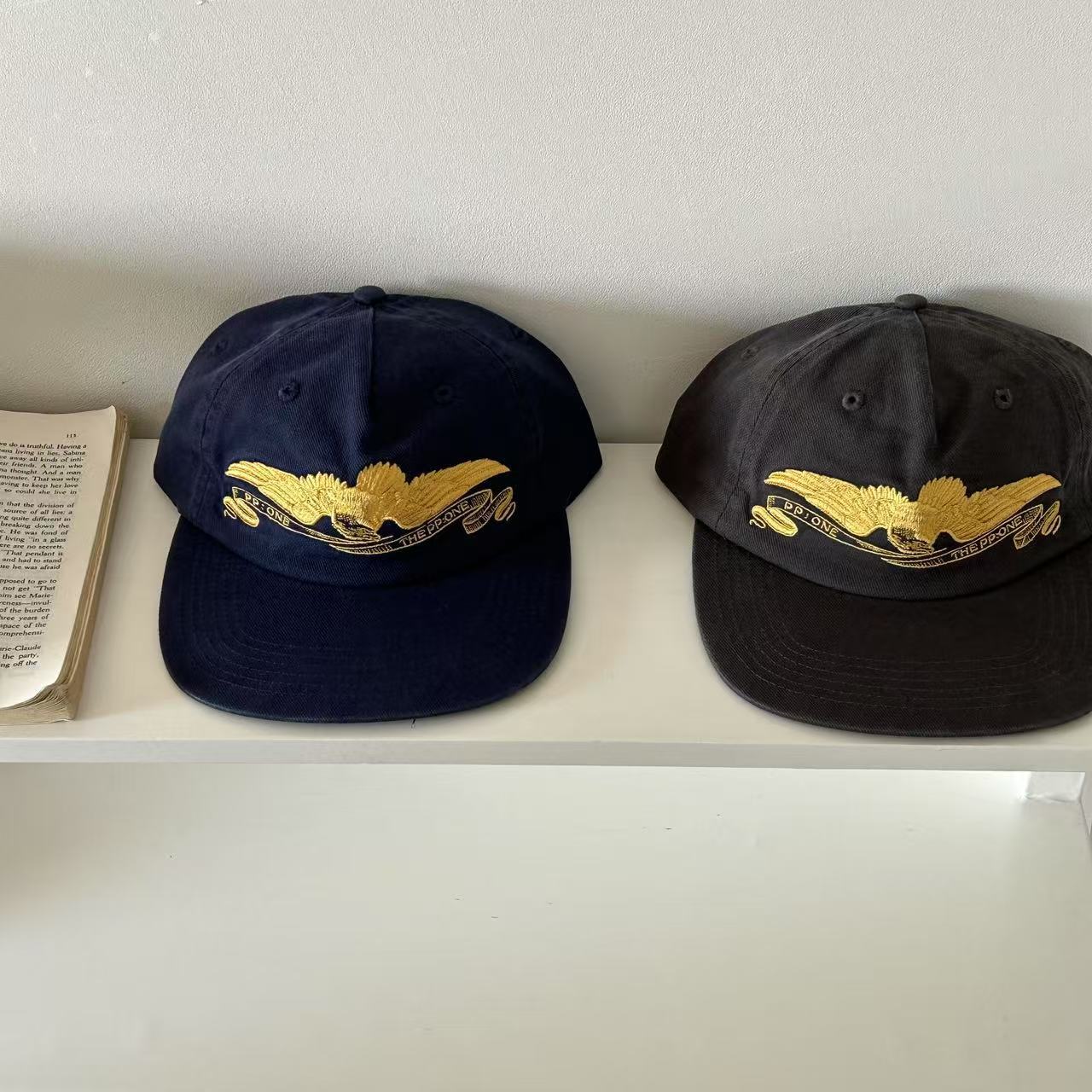 Retro American Embroidered Hea - Vintage Fashion Hats 评论和价格