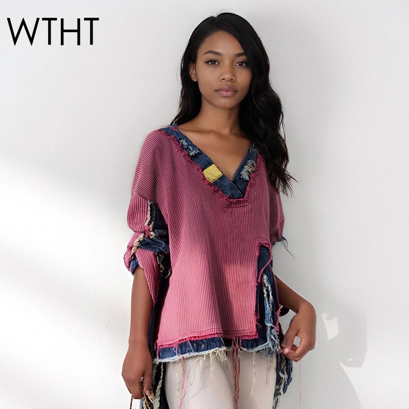 WTHT Fashion Women's Spliced D - Vintage Fashion Influencer 评论和价格