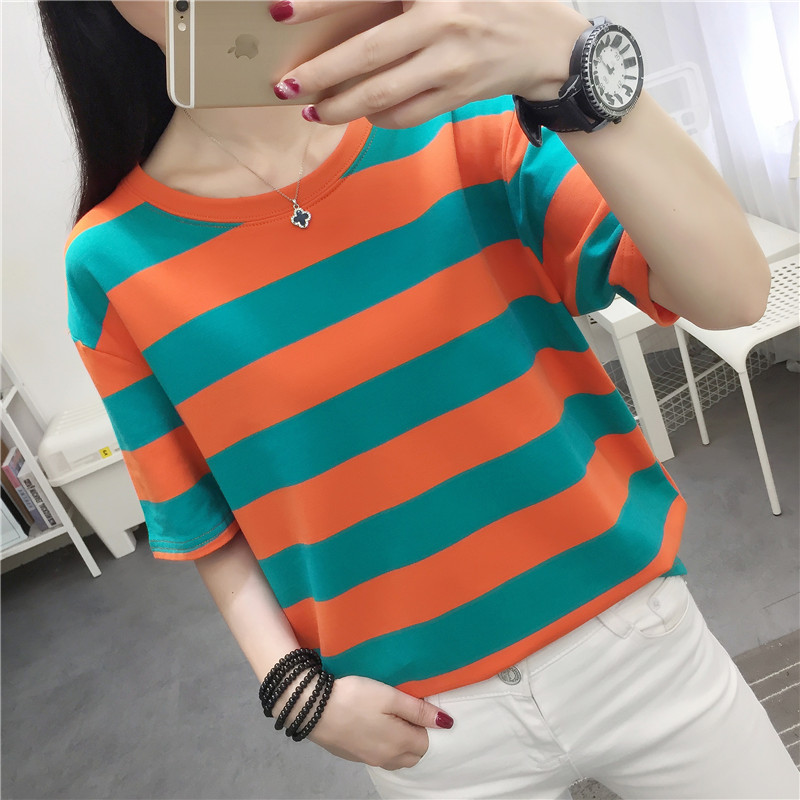 Trendy Striped Loose Fit Short - Vintage Fashion Influencer 评论和价格