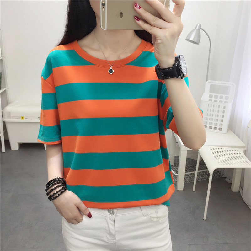 Trendy Striped Loose Fit Short - Vintage Fashion Influencer 评论和价格