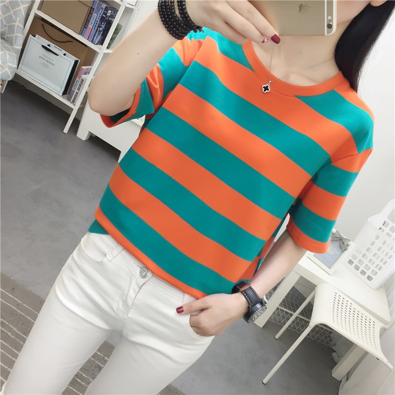 Trendy Striped Loose Fit Short - Vintage Fashion Influencer 评论和价格