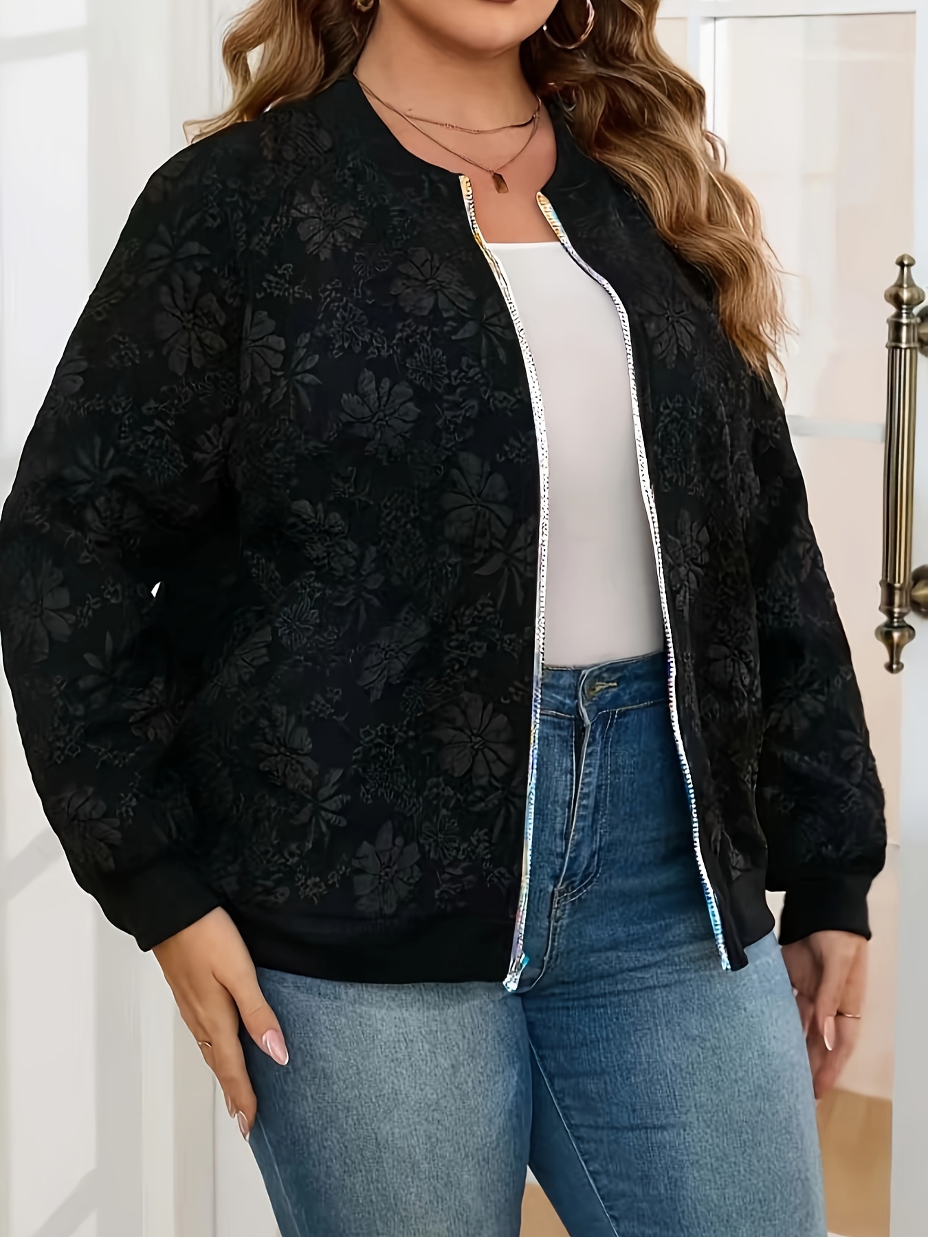 Plus size baseball varsity zip - Varsity Jacket Wool 评论和价格