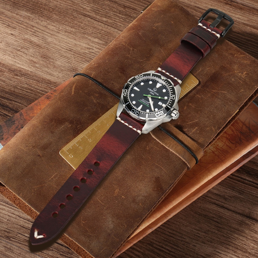 MAIKES Vintage Leather Strap W - Vintage Fashion Labels 评论和价格