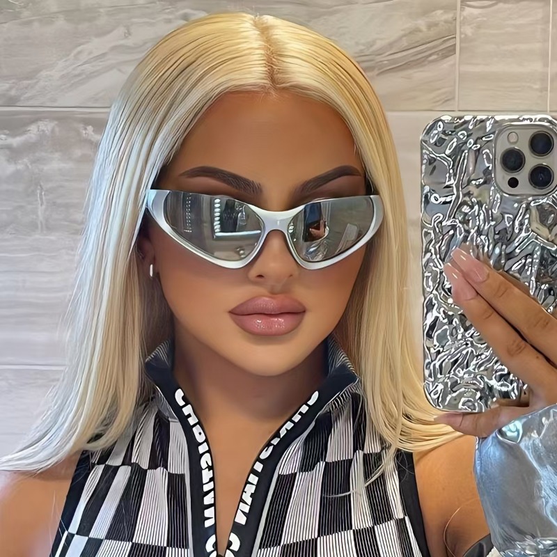 New Y2k Sunglasses For Women V - Vintage Fashion Y2K 评论和价格