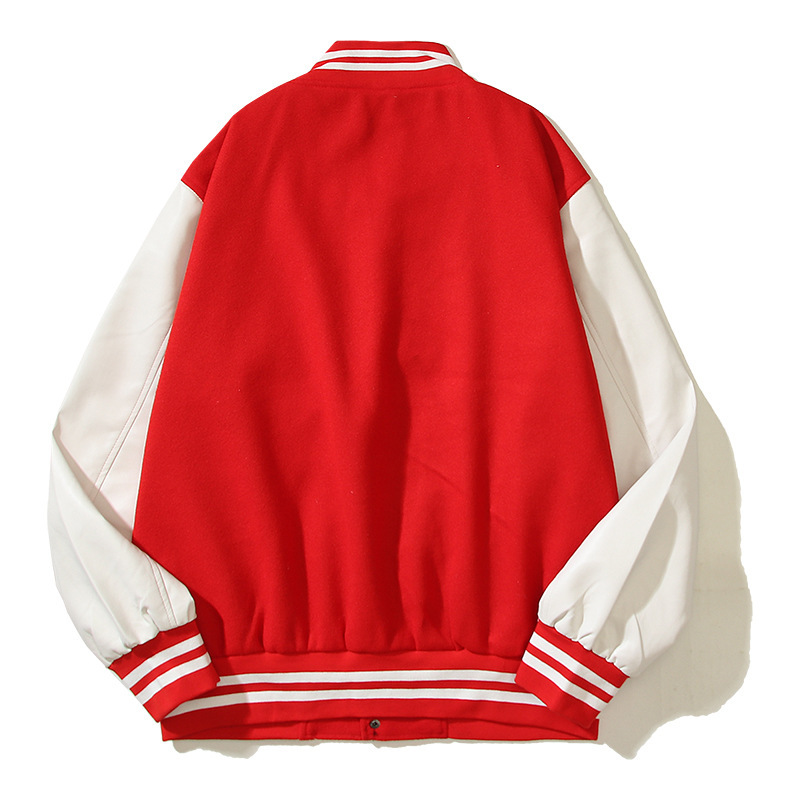 Autumn and Winter Mens Varsity - Varsity Jacket Wool 评论和价格