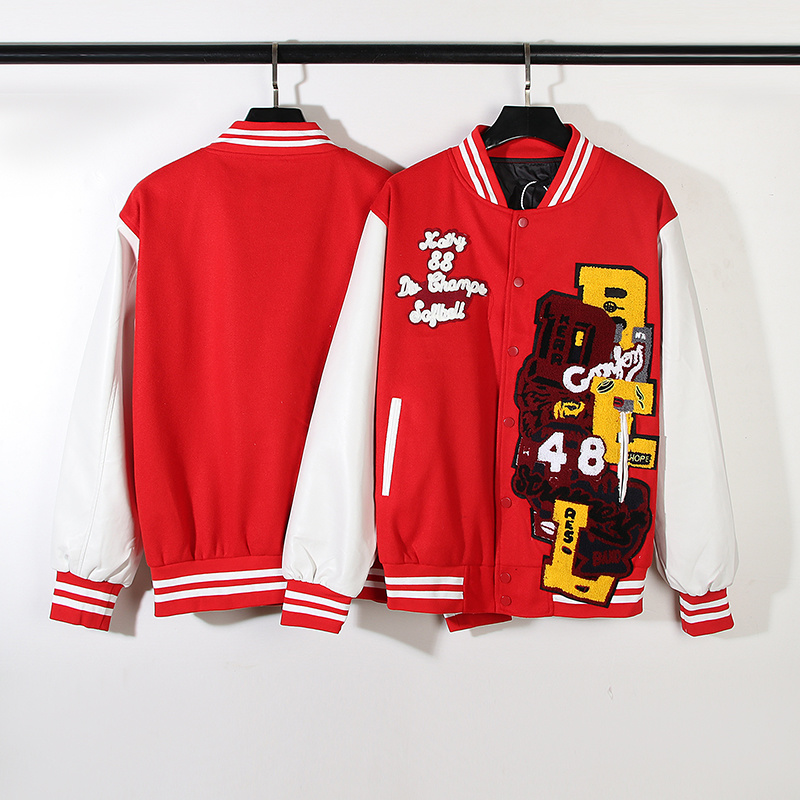 Autumn and Winter Mens Varsity - Varsity Jacket Wool 评论和价格